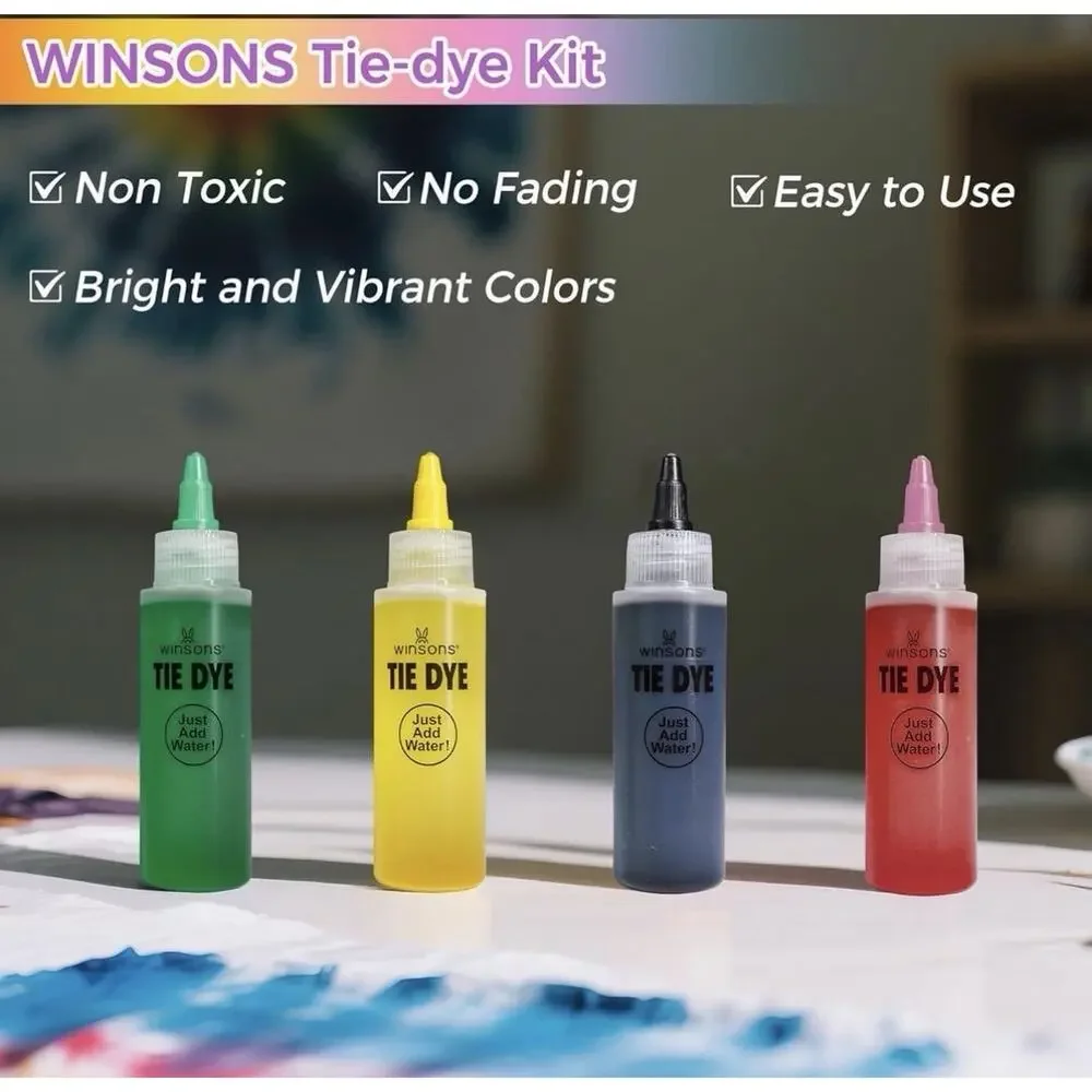 30X2 Colors Tie Dye Kit, Tie Dye Set for Kids / Adults New